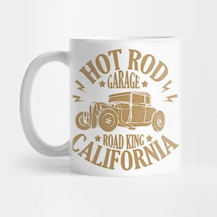 Hot rod garage. Road king Mug